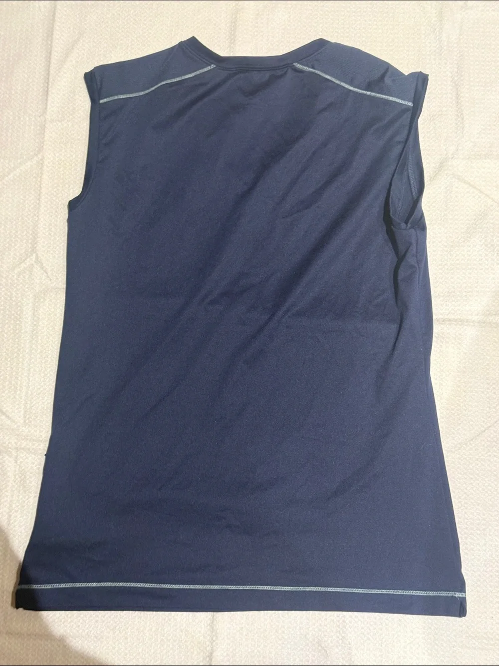 ALO Yoga Navy Blue V-Neck Performance Tank